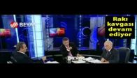 video Canlı yayında rakı kavgası