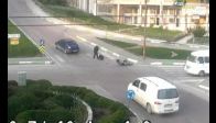 video Defalarca takla attı