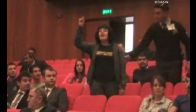 video Haşim Kılıç'a yumurtalı saldırı